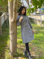 ⁨	پیراهن بافت و ژیله الیزه کد۱۳۲۲ - تصویر 7