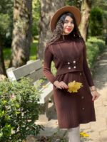 ⁨	پیراهن بافت و ژیله الیزه کد۱۳۲۲ - تصویر 5