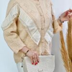 ژاکت بافت ملودی کد۱۳۲۴