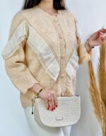 ژاکت بافت ملودی کد۱۳۲۴