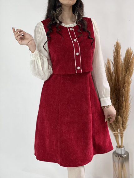 پیراهن دوتیکه وار.داتی یلدا کد۱۳۴۸