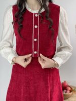 پیراهن دوتیکه وار.داتی یلدا کد۱۳۴۸ - تصویر 2