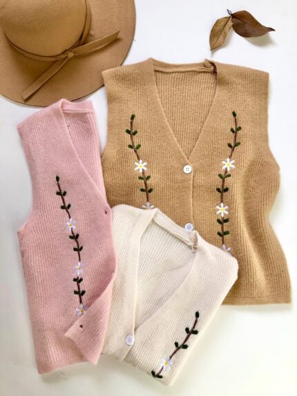 ژیله گلدوزی نیلوفرکد۱۳۴۰