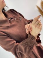 پیراهن مخمل وار.داتی کاملیا کد۱۳۵۳ - تصویر 5