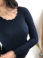 بلوز بافت وار.داتی دلوین کد۱۳۶۴ - تصویر 4