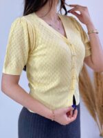 بلوزبافت کریستالی آذین کد۱۳۶۹ - تصویر 2