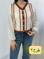بلوز  وار.داتی ترنج کد۱۳۷۶ - تصویر 8